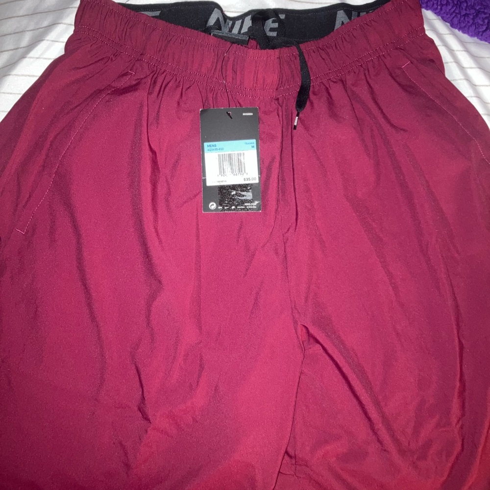 Nike Maroon Athletic Shorts NWT